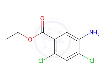 Chemical structure of Ethyl 5-amino-2,4-dichlorobenzoate