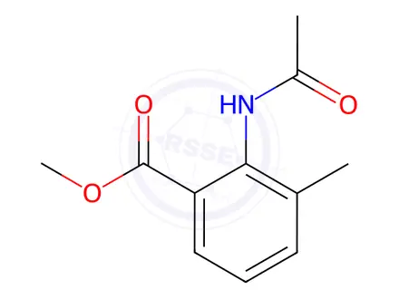 Chemical structure of Methyl 2-(acetylamino)-3-methylbenzoate