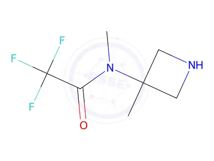 Chemical structure of 2,2,2-Trifluoro-N-methyl-N-(3-methylazetidin-3-yl)acetamide