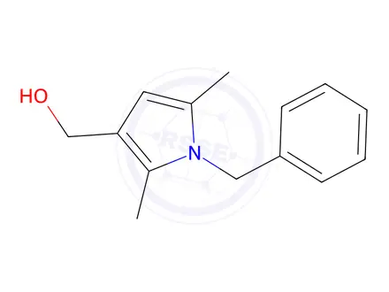 Chemical structure of 1-Benzyl-3-(hydroxymethyl)-2,5-dimethylpyrrole