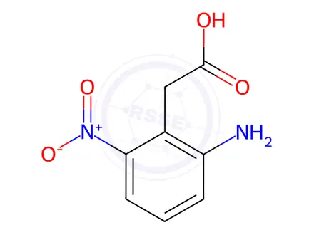 Chemical structure of 2-(2-Amino-6-nitrophenyl)acetic acid