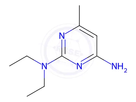 Chemical structure of N2,N2-diethyl-6-methylpyrimidine-2,4-diamine