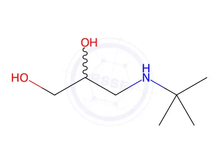 Chemical structure of 3-(tert-butylamino)propane-1,2-diol