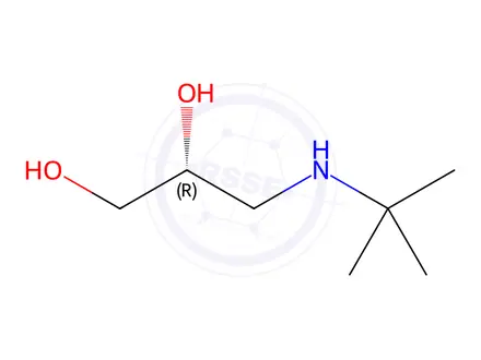 Chemical structure of (R)-3-(tert-Butylamino)propane-1,2-diol