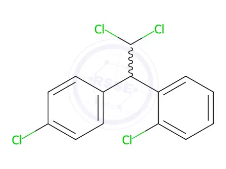 Chemical structure of 2,4’-DDD