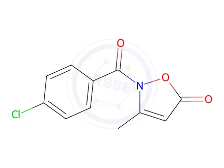 Chemical structure of 2-(4-Chlorobenzoyl)-3-methylisoxazol-5(2H)-one