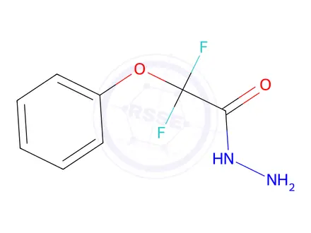Chemical structure of 2,2-difluoro-2-phenoxyacetohydrazide