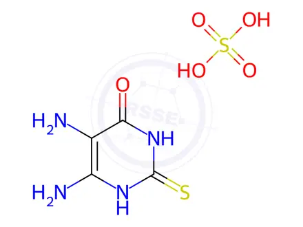 Chemical structure of Methylthiouracil Impurity 16 Sulfate