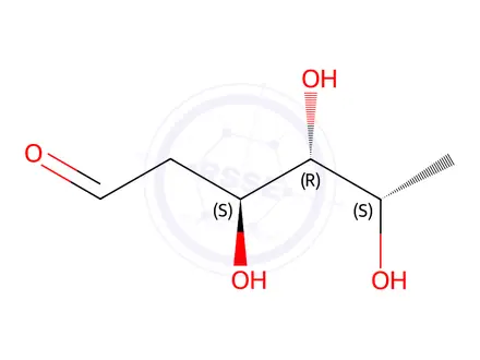 Chemical structure of (3S,4R,5S)-3,4,5-Trihydroxyhexanal