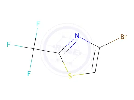 Chemical structure of 4-Bromo-2-(trifluoromethyl)thiazole