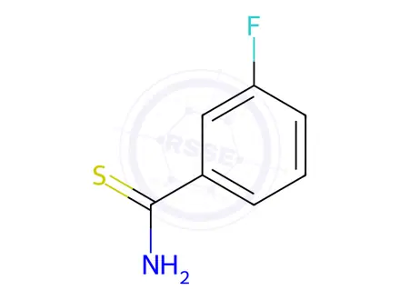 Chemical structure of 3-Fluorothiobenzamide