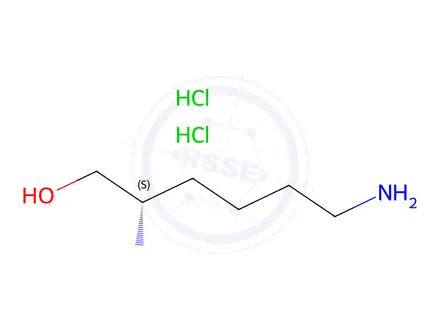 Chemical structure of (S)-2,6-Diaminohexan-1-ol dihydrochloride
