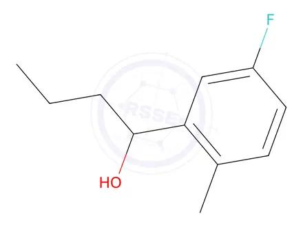 Chemical structure of 1-(5-Fluoro-2-methylphenyl)butan-1-ol