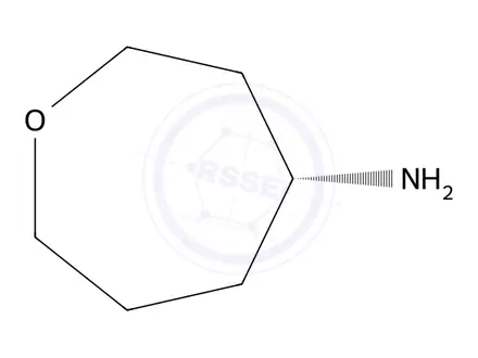 Chemical structure of (4R)-oxepan-4-amine