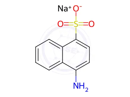 Chemical structure of Ponceau 4R Impurity 1