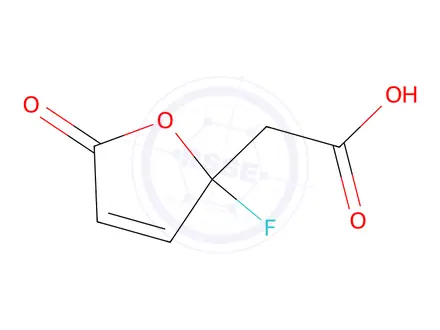 Chemical structure of 4-fluoromuconolactone