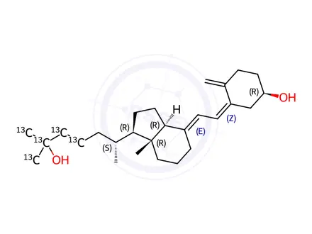 Chemical structure of 3-Epi-25-Hydroxyvitamin D3-[13C5]