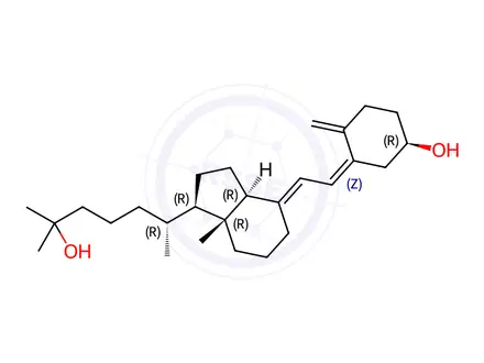 Chemical structure of 3-epi-25-Hydroxy vitamin-[D3]