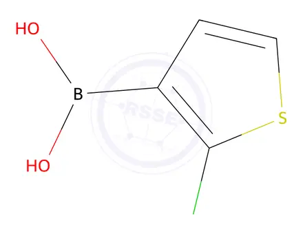Chemical structure of 2-Chloro-3-thiopheneboronic Acid