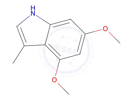 Chemical structure of 4,6-Dimethoxy-3-methyl-1H-indole