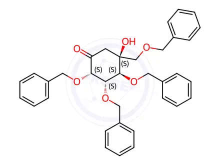 Chemical structure of Voglibose Impurity 48