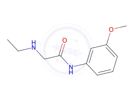 Chemical structure of 2-(ethylamino)-N-(3-methoxyphenyl)acetamide