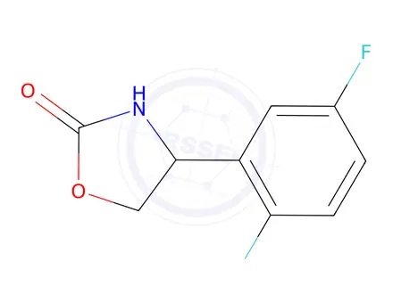 Chemical structure of 4-(2,5-Difluorophenyl)oxazolidin-2-one