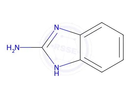 Chemical structure of 2-Aminobenzimidazole