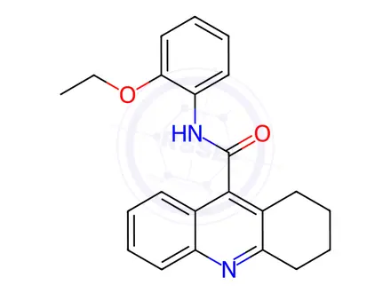 Chemical structure of N-(2-Ethoxyphenyl)-1,2,3,4-tetrahydroacridine-9-carboxamide
