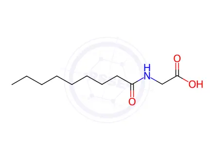 Chemical structure of Nonanoyl glycine