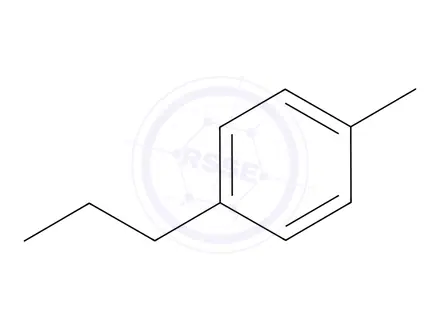 Chemical structure of 1-Methyl-4-propylbenzene