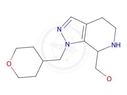 Chemical structure of 7-(Ethoxymethyl)-1-((tetrahydro-2H-pyran-4-yl)methyl)-4,5,6,7-tetrahydro-1H-pyrazolo[3,4-c]pyridine