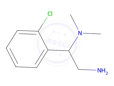 Chemical structure of 1-(2-Chlorophenyl)-N1,N1-dimethylethane-1,2-diamine