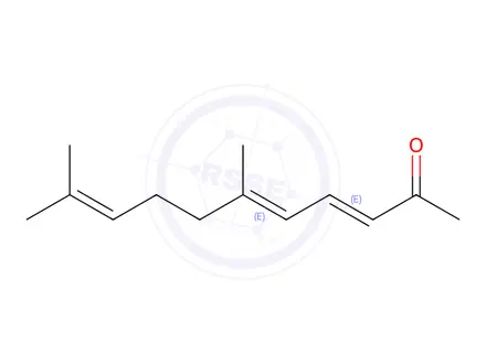 Chemical structure of 6,10-Dimethyl-3,5,9-undecatrien-2-one
