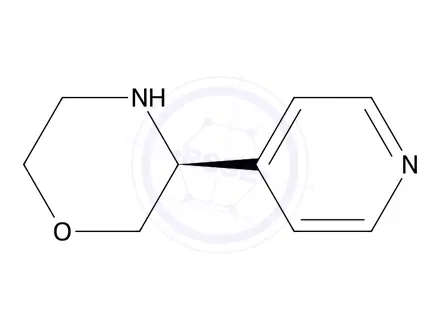 Chemical structure of (S)-3-(Pyridin-4-yl)morpholine