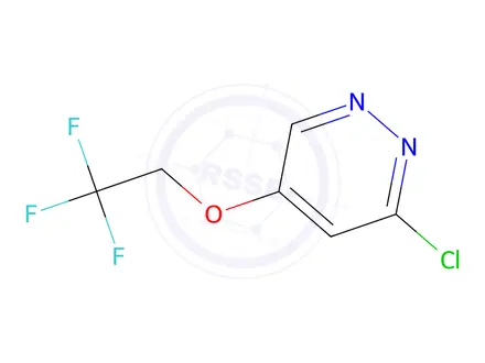 Chemical structure of 3-chloro-5-(2,2,2-trifluoroethoxy)pyridazine