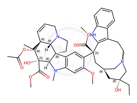 Chemical structure of Vinblastine Sulfate Impurity 12