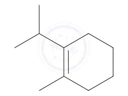 Chemical structure of 1-Menthene