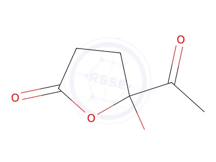 Chemical structure of 2(3H)-Furanone, 5-acetyldihydro-5-hydroxy-(9CI)