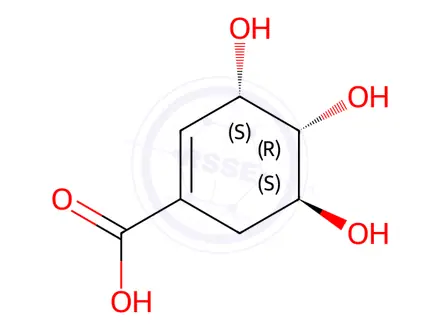 Chemical structure of Shikimic Acid Impurity 4