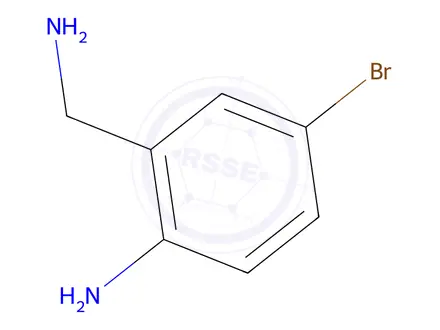 Chemical structure of 2-(Aminomethyl)-4-bromoaniline dihydrochloride