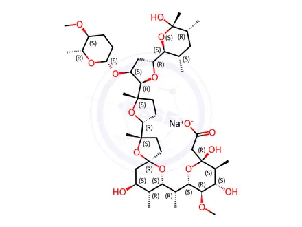 Chemical structure of Semduramicin sodium
