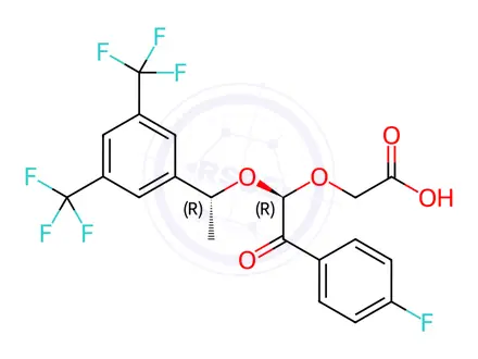 Chemical structure of L-829615 Metabolite