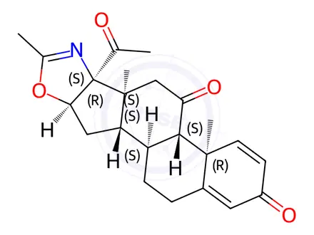 Chemical structure of Deflazacort Impurity 22