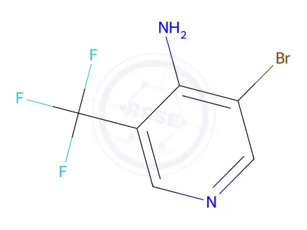 Chemical structure of 3-Bromo-5-(trifluoromethyl)pyridin-4-amine
