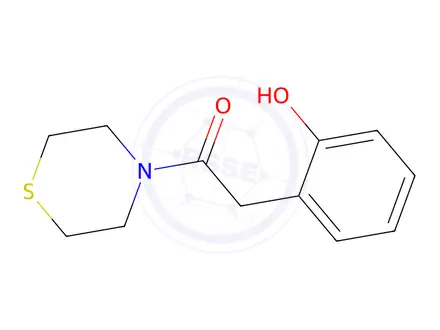 Chemical structure of 2-(2-Hydroxyphenyl)-1-thiomorpholinoethan-1-one