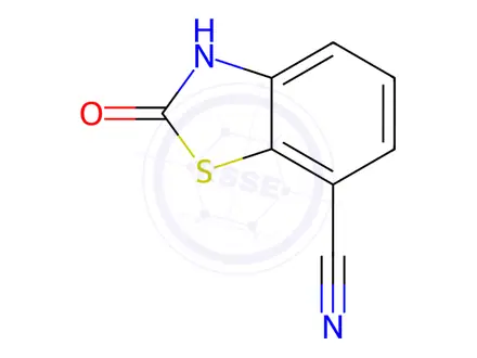 Chemical structure of 2-oxo-2,3-dihydro-1,3-benzothiazole-7-carbonitrile