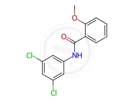 Chemical structure of N-(3,5-Dichlorophenyl)-2-methoxybenzamide