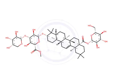 Chemical structure of Momordin IIa