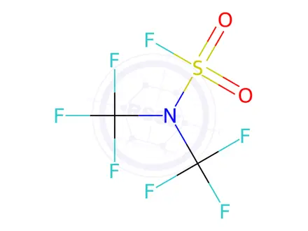 Chemical structure of Sulfamoyl fluoride, N,N-bis(trifluoromethyl)-